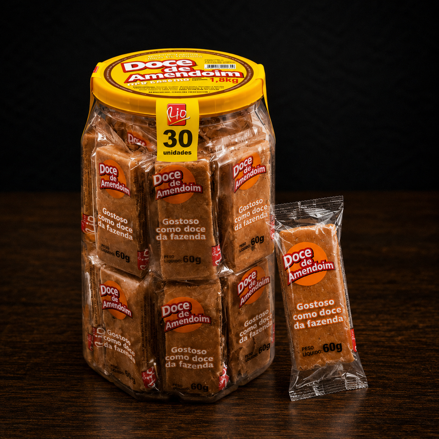 Doce de Amendoim 1.8KG 30Un