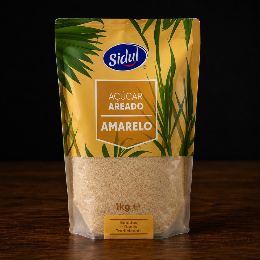 Sidul Açucar Areado Amarelo 1KG