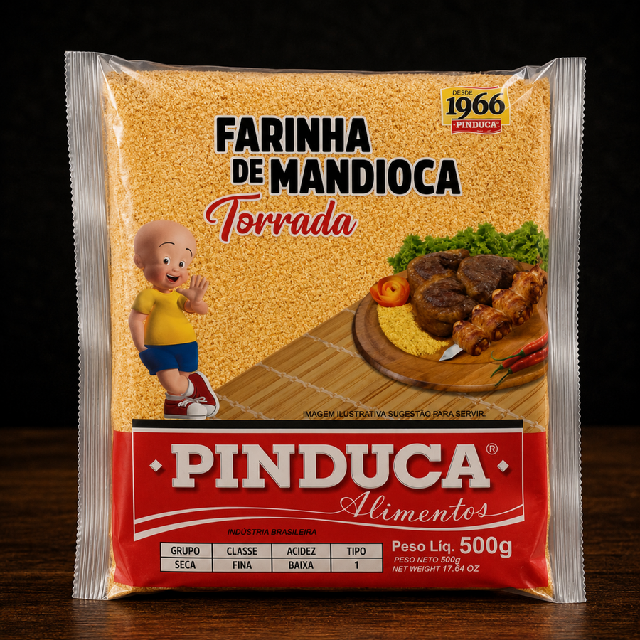 Pinduca Farinha de Mandioca Torrada 500G