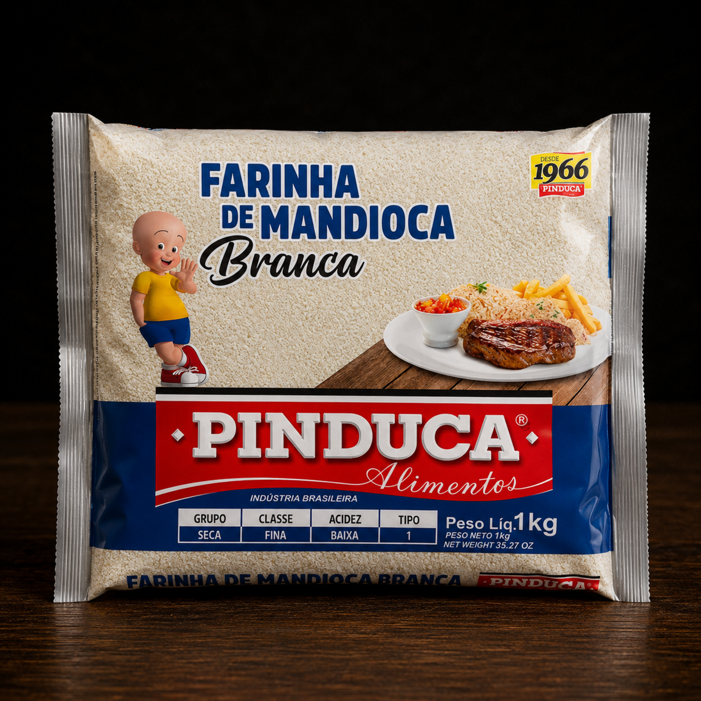 Pinduca Farinha de Mandioca Branca 1KG