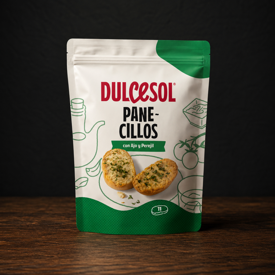 Dulcesol Panecillos Com Alho e Perejil 160G