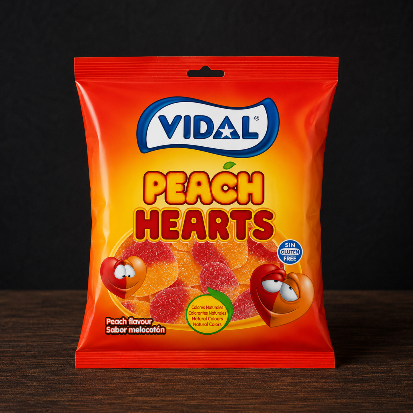 Vidal Peach Hearts 90G