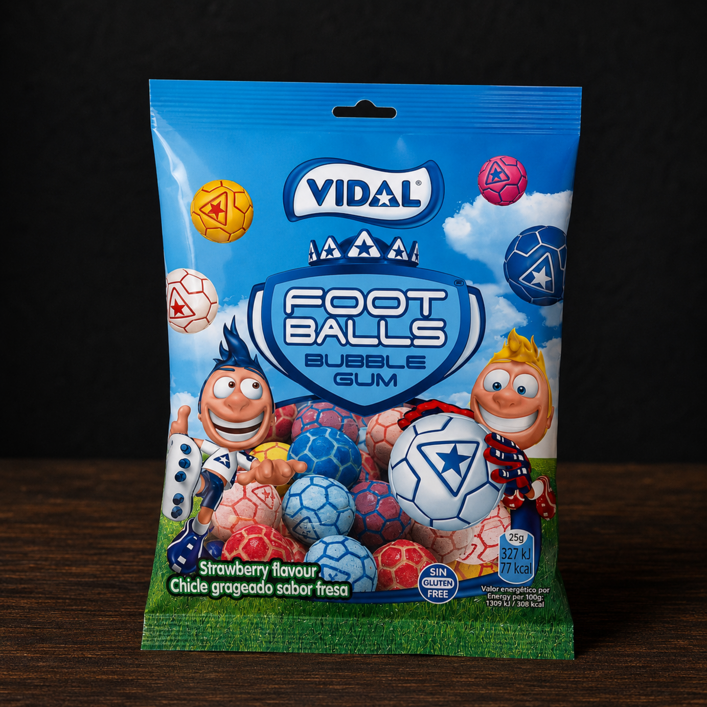 Vidal Footballs Bubblegum 90G