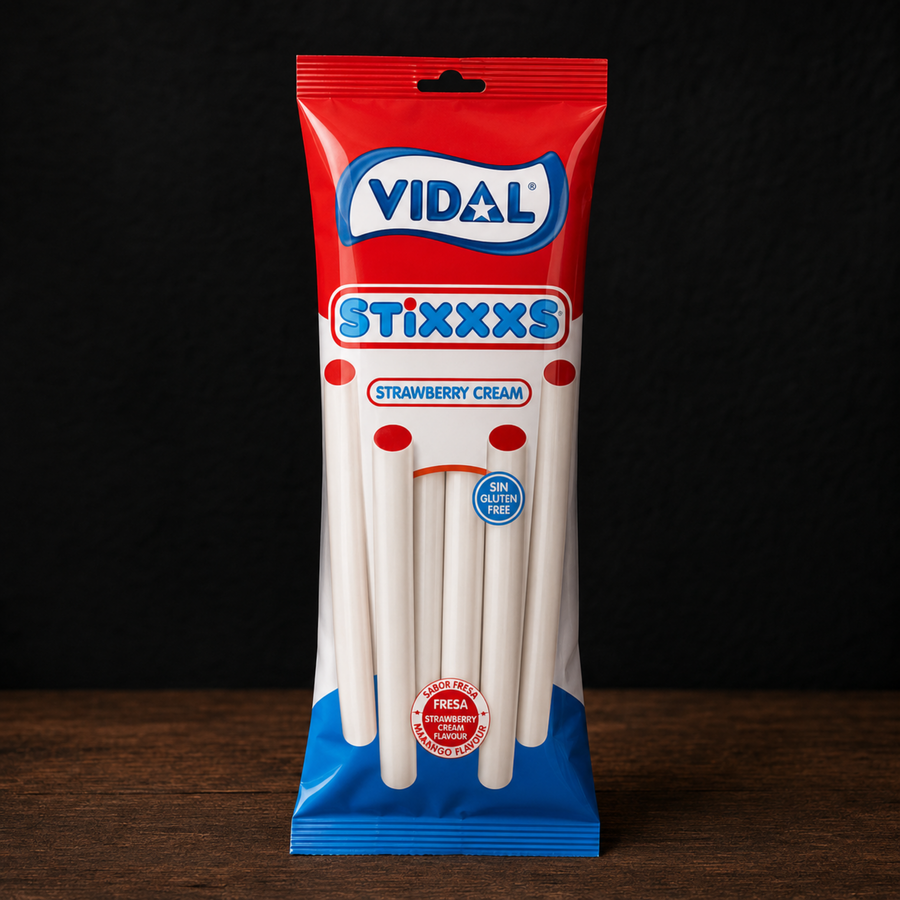 Vidal Stixxxs Strawberry Cream 90G