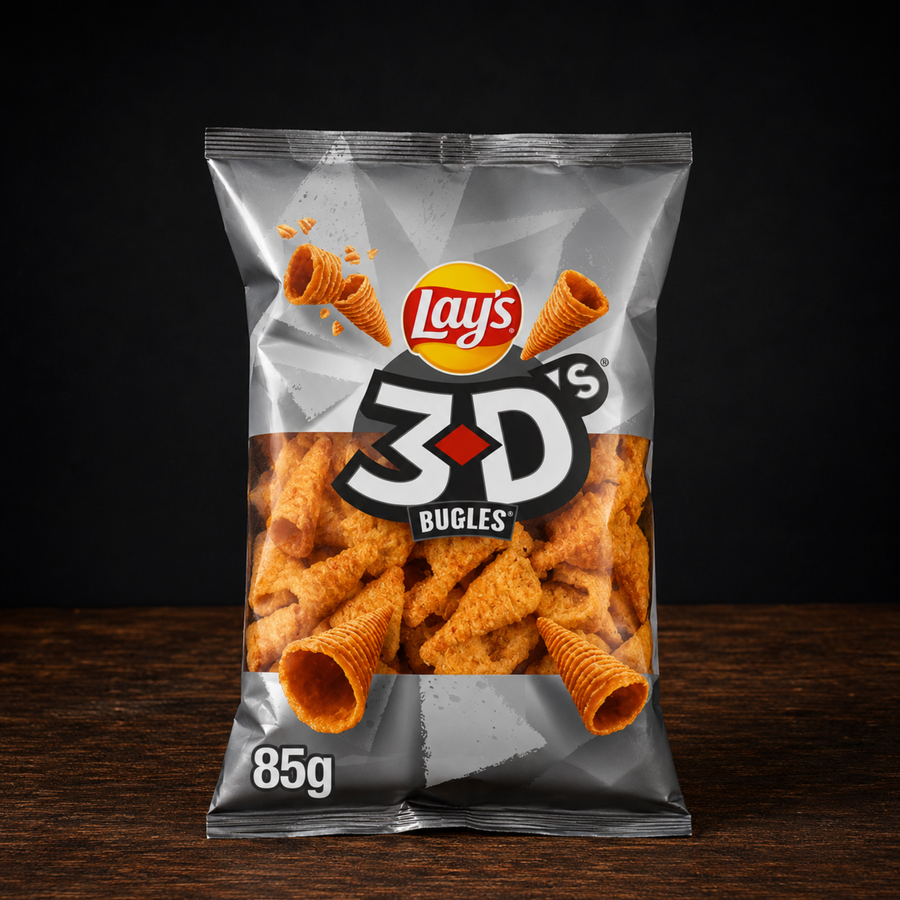 Batatas Lays 3D Bugles 85G