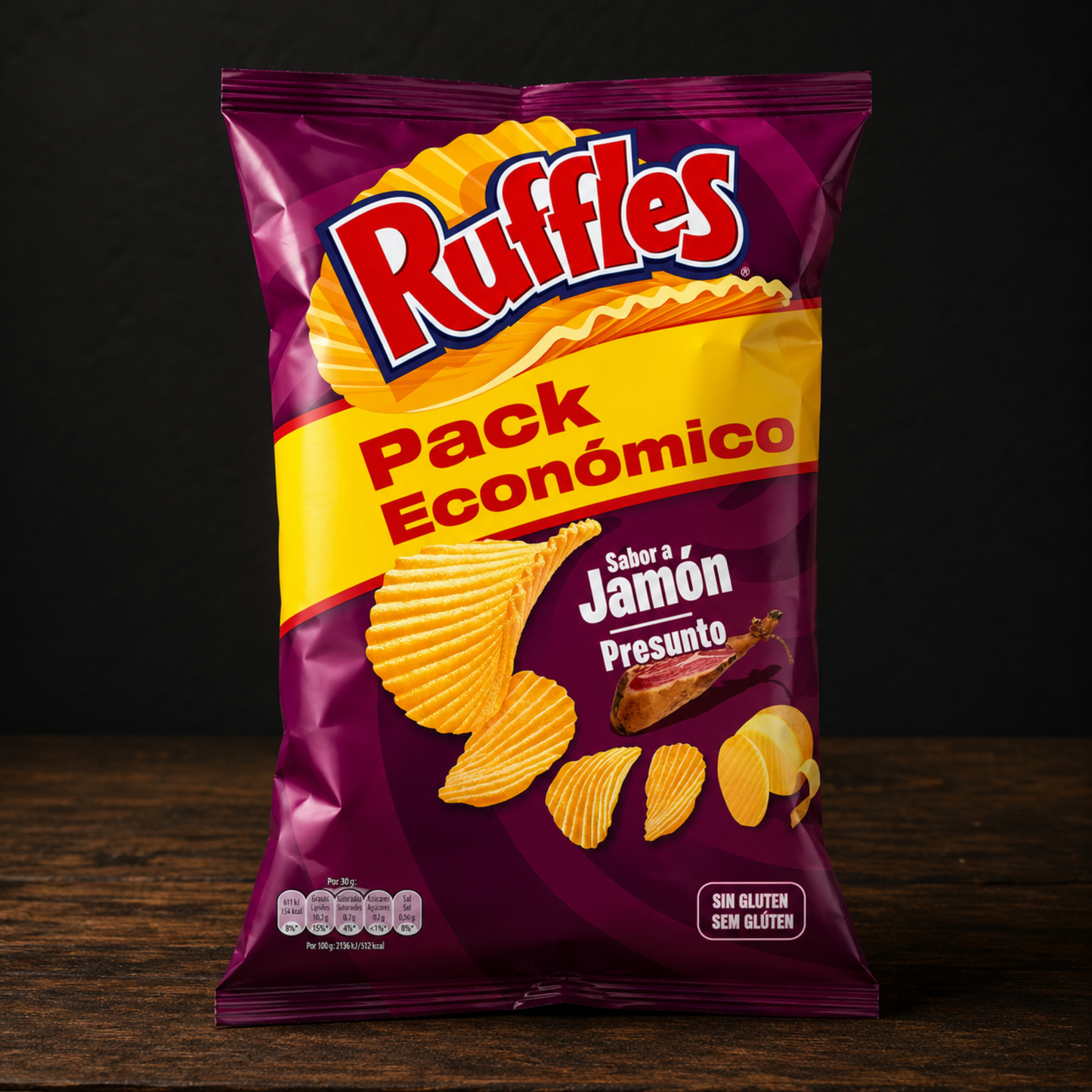 Batatas Ruffles Presunto 200G