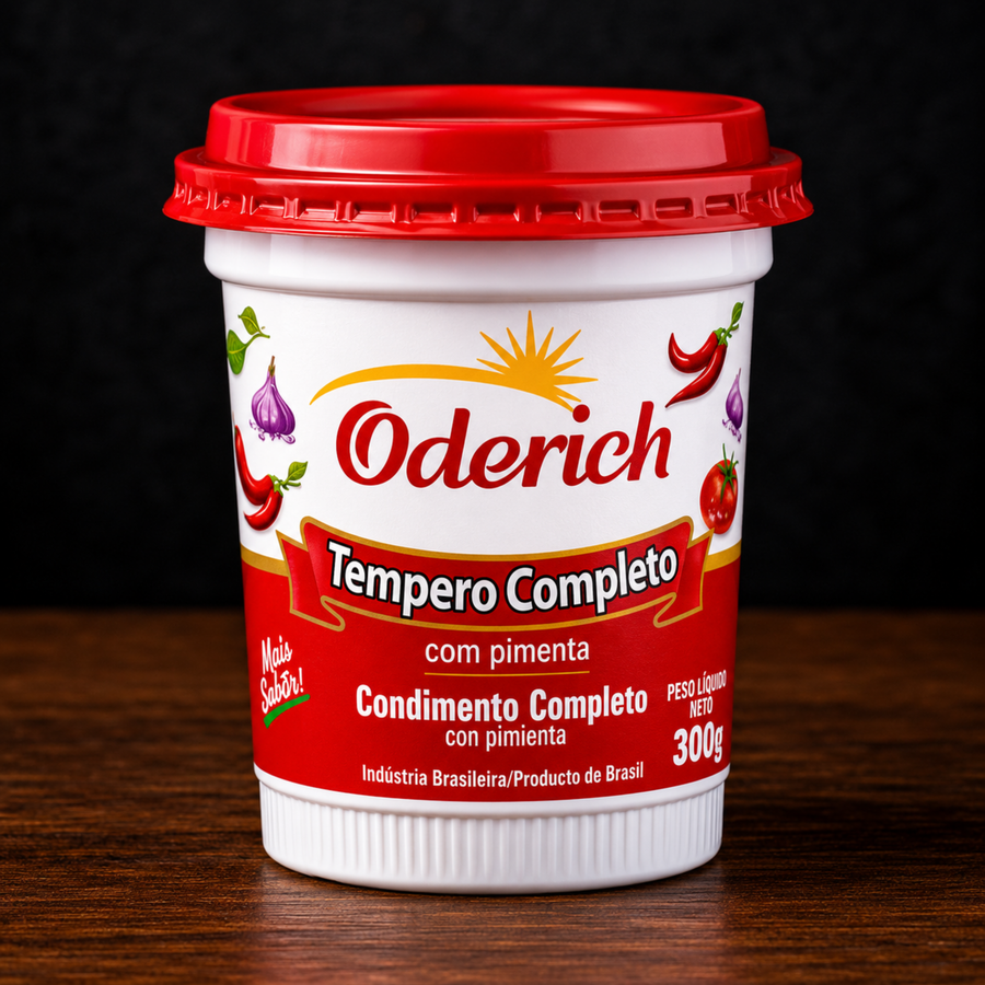Oderich Tempero Completo Com Pimenta 300G