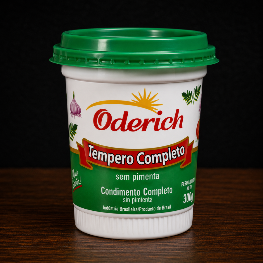 Oderich Tempero Completo Sem Pimenta 300G