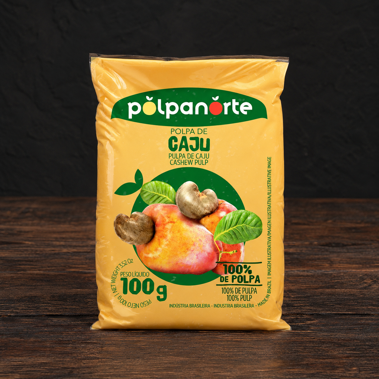 Polpanorte Pulpa de Caju 100G