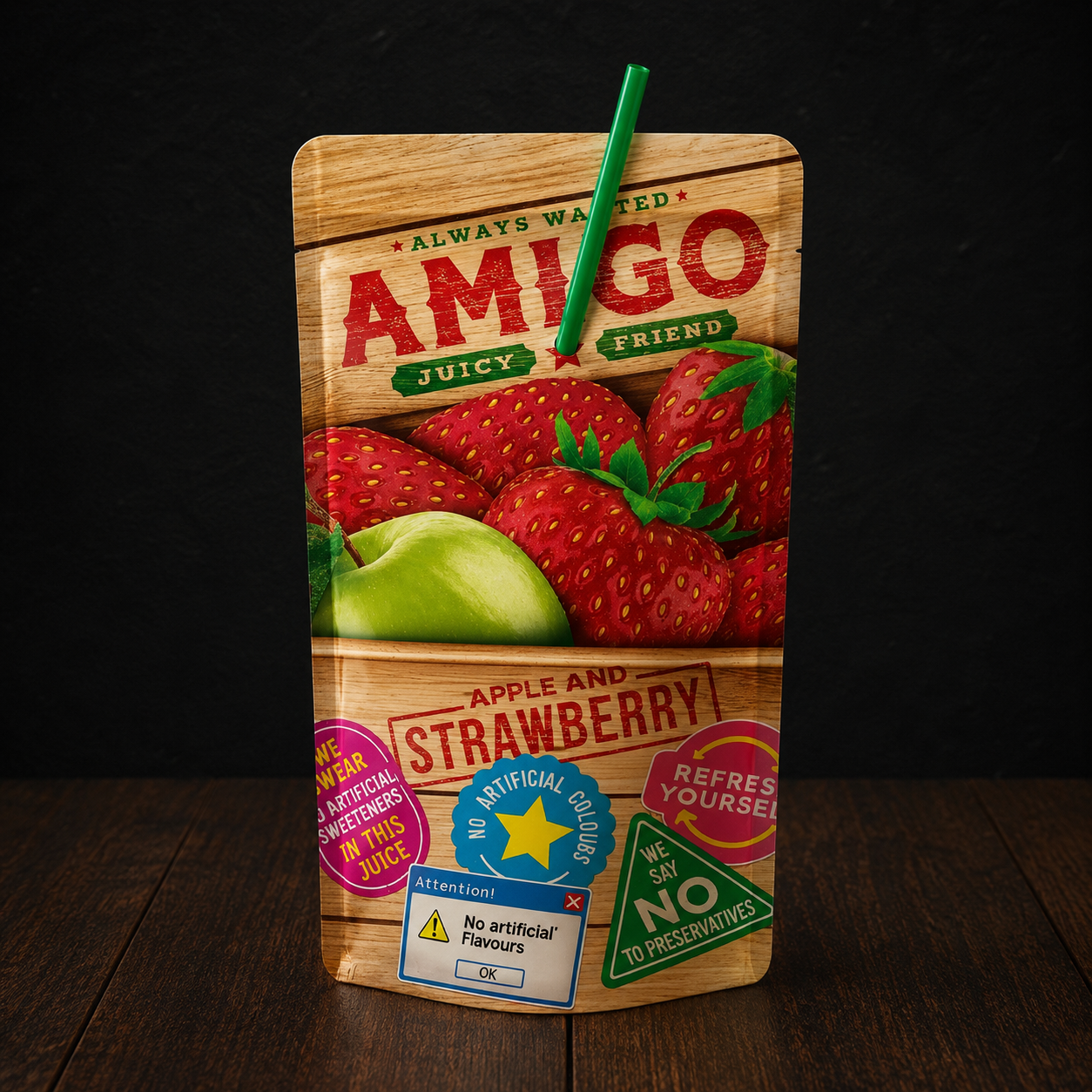 Amigo Apple Strawberry 200ML