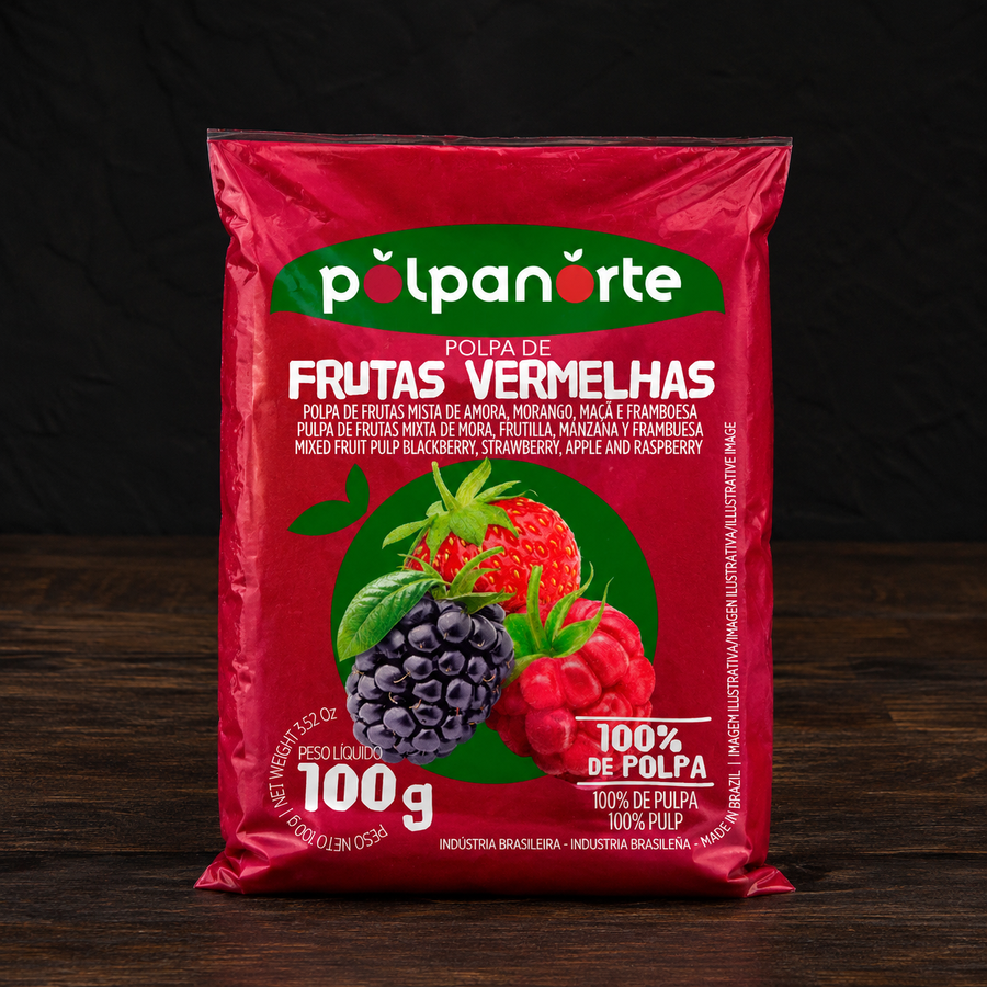 Polpanorte Pulpa De Frutas Vermelhas 100G