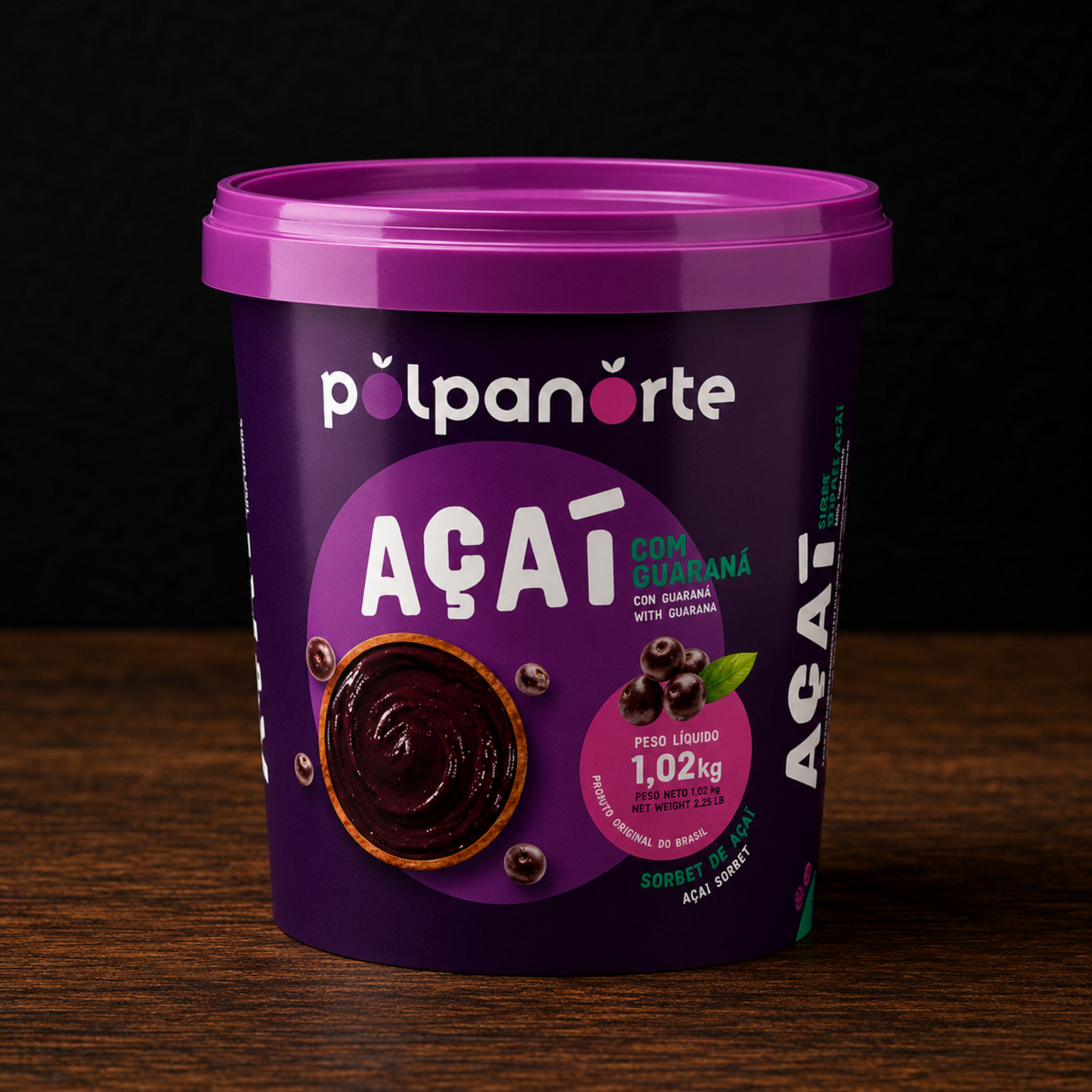 Polpanorte Açai Com Guarana 1.02KG