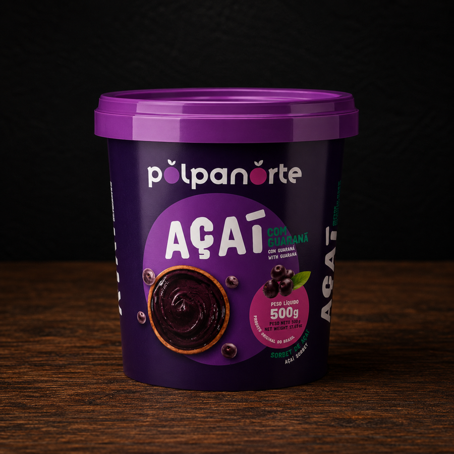 Polpanorte Açai Com Guarana 500G