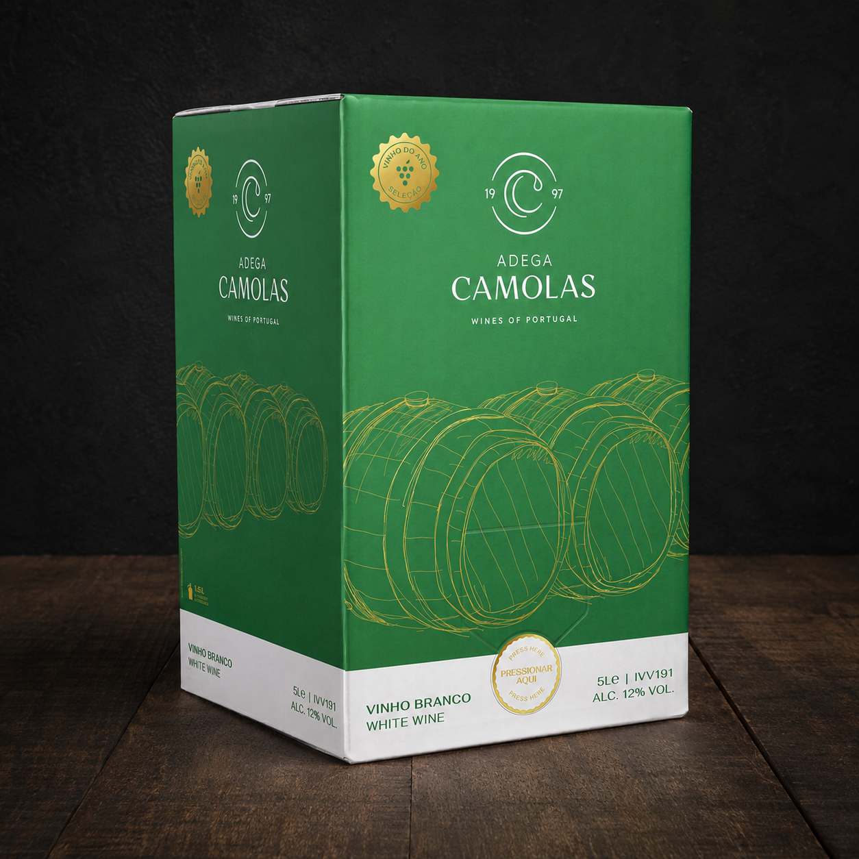 Adega Camolas Vinho Branco 5L