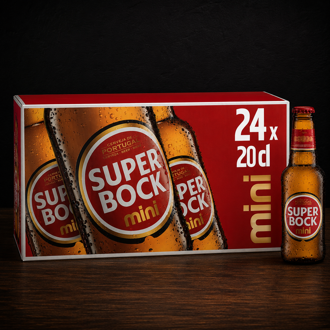 Pack de 24 Super Bock Mini 20CL