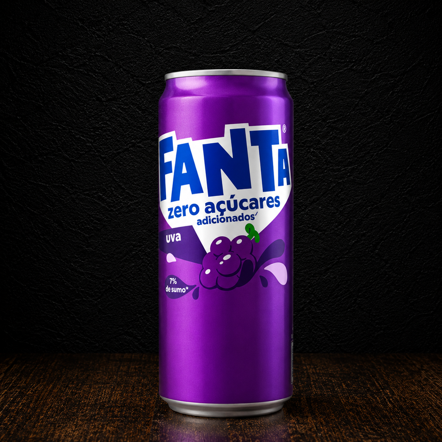 Fanta Zero Açucares Uva 33CL